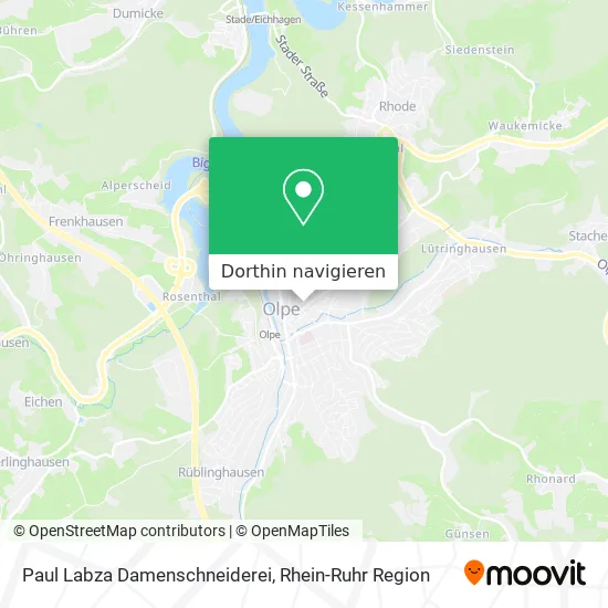 Paul Labza Damenschneiderei Karte