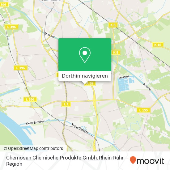 Chemosan Chemische Produkte Gmbh Karte