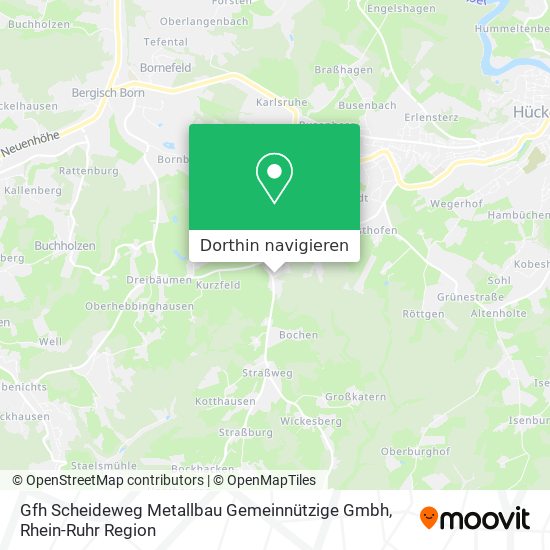 Gfh Scheideweg Metallbau Gemeinnützige Gmbh Karte