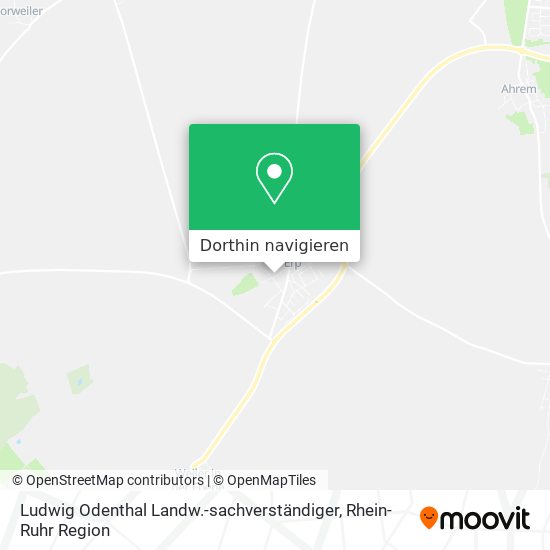 Ludwig Odenthal Landw.-sachverständiger Karte