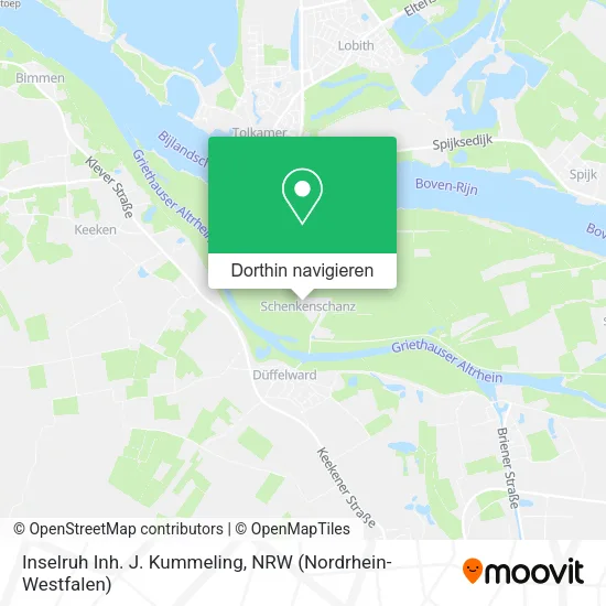 Inselruh Inh. J. Kummeling Karte