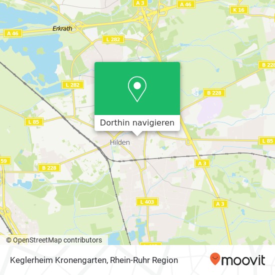 Keglerheim Kronengarten Karte