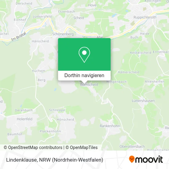 Lindenklause Karte