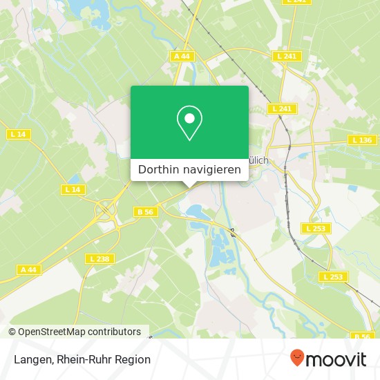 Langen Karte