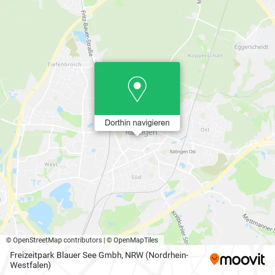 Freizeitpark Blauer See Gmbh Karte