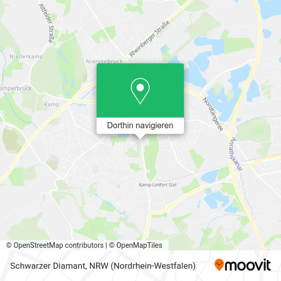 Schwarzer Diamant Karte