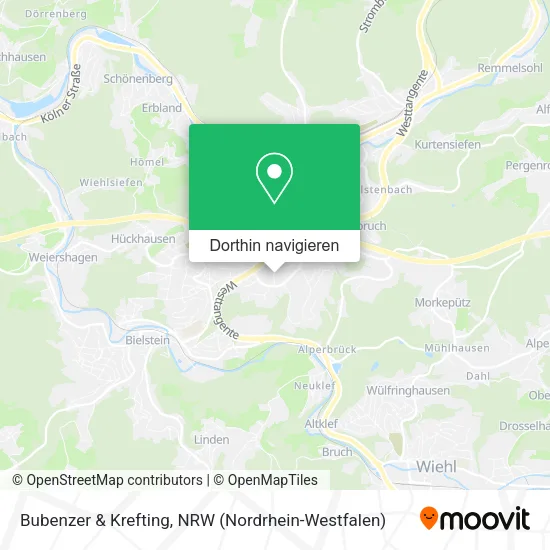 Bubenzer & Krefting Karte