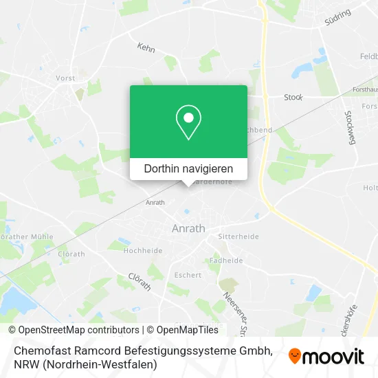 Chemofast Ramcord Befestigungssysteme Gmbh Karte