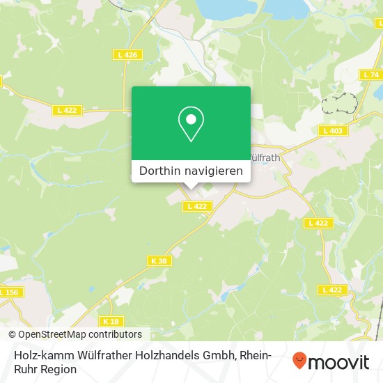 Holz-kamm Wülfrather Holzhandels Gmbh Karte