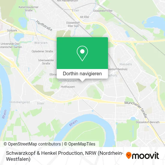 Schwarzkopf & Henkel Production Karte