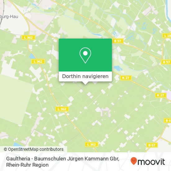 Gaultheria - Baumschulen Jürgen Kammann Gbr Karte