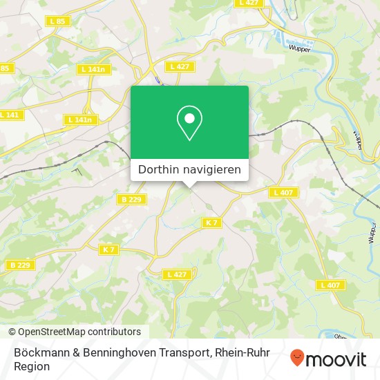 Böckmann & Benninghoven Transport Karte