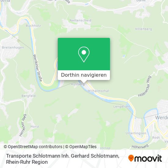 Transporte Schlotmann Inh. Gerhard Schlotmann Karte