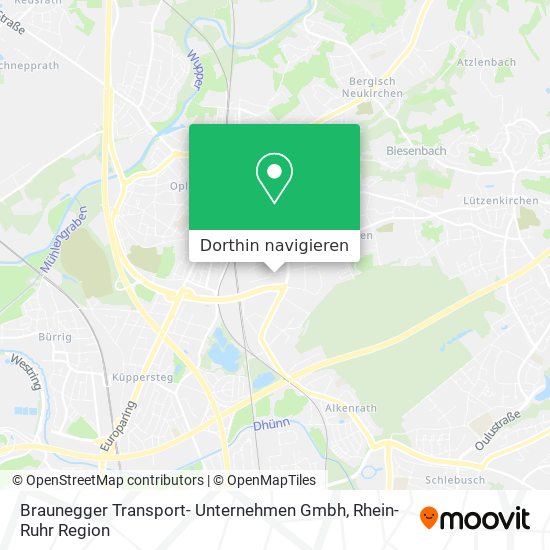 Braunegger Transport- Unternehmen Gmbh Karte
