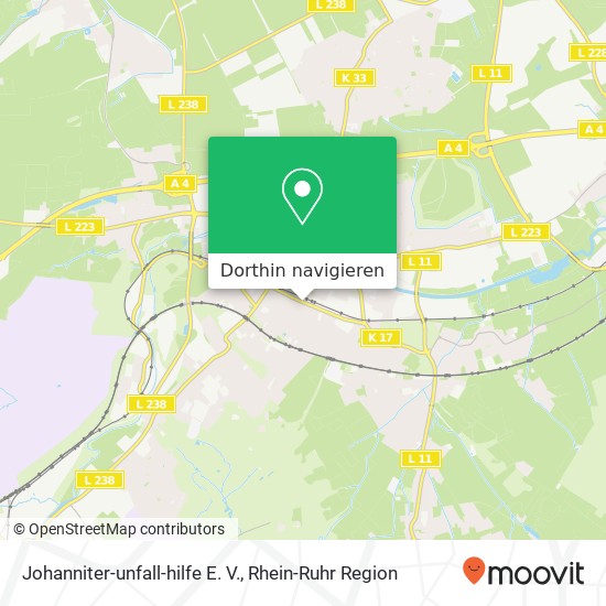 Johanniter-unfall-hilfe E. V. Karte