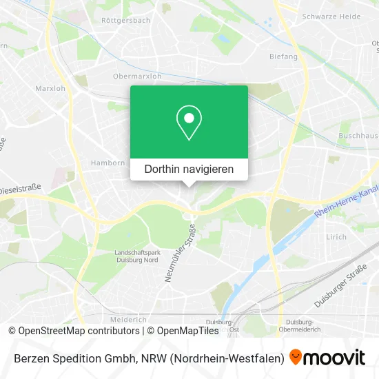 Berzen Spedition Gmbh Karte