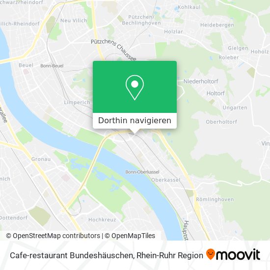 Cafe-restaurant Bundeshäuschen Karte
