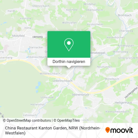 China Restaurant Kanton Garden Karte