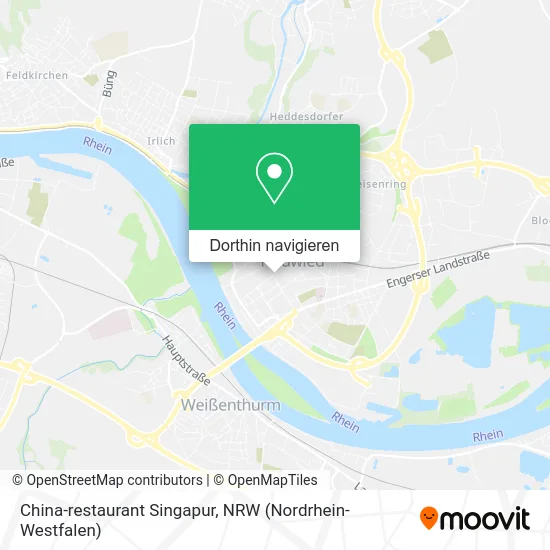 China-restaurant Singapur Karte