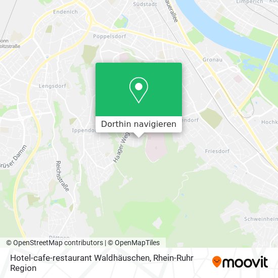 Hotel-cafe-restaurant Waldhäuschen Karte