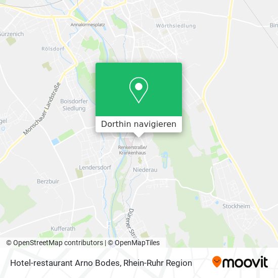Hotel-restaurant Arno Bodes Karte