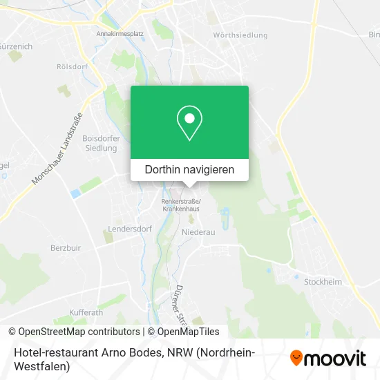 Hotel-restaurant Arno Bodes Karte
