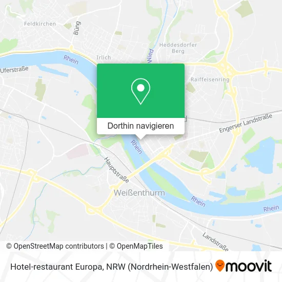 Hotel-restaurant Europa Karte