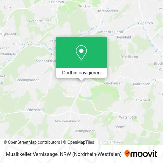 Musikkeller Vernissage Karte