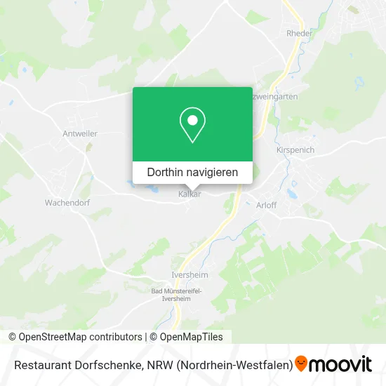 Restaurant Dorfschenke Karte