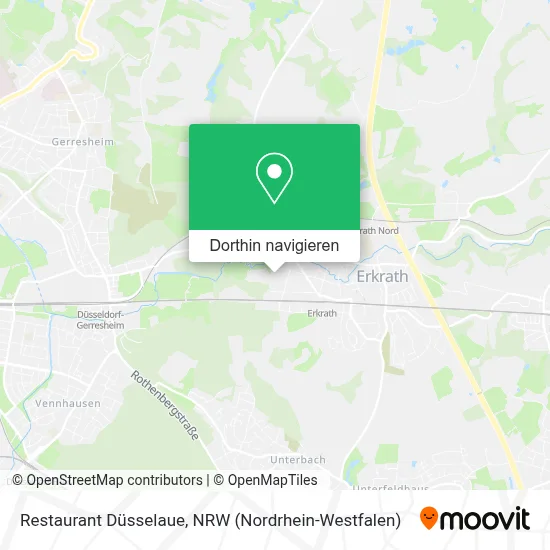 Restaurant Düsselaue Karte