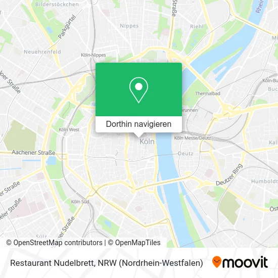 Restaurant Nudelbrett Karte