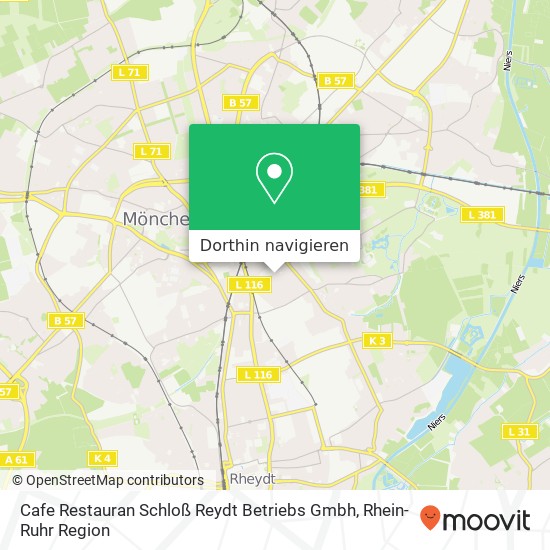 Cafe Restauran Schloß Reydt Betriebs Gmbh Karte