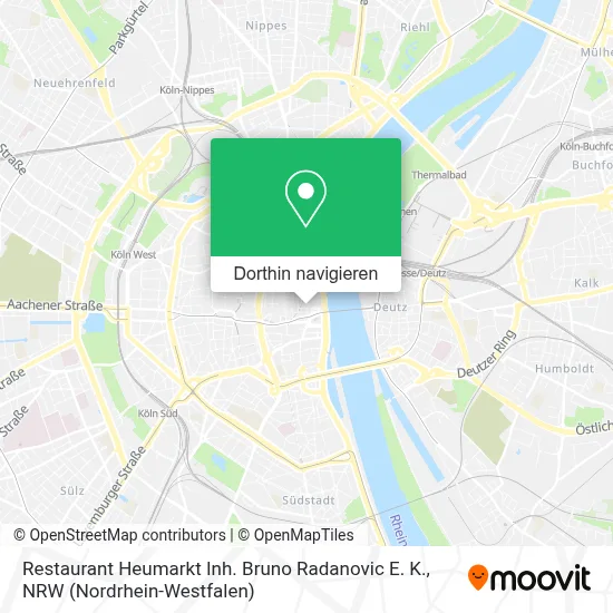 Restaurant Heumarkt Inh. Bruno Radanovic E. K. Karte