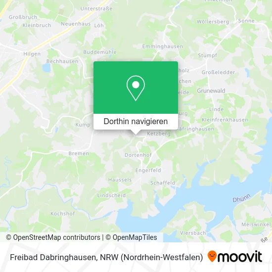 Freibad Dabringhausen Karte