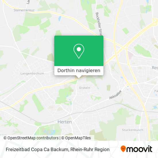 Freizeitbad Copa Ca Backum Karte