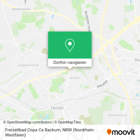 Freizeitbad Copa Ca Backum Karte