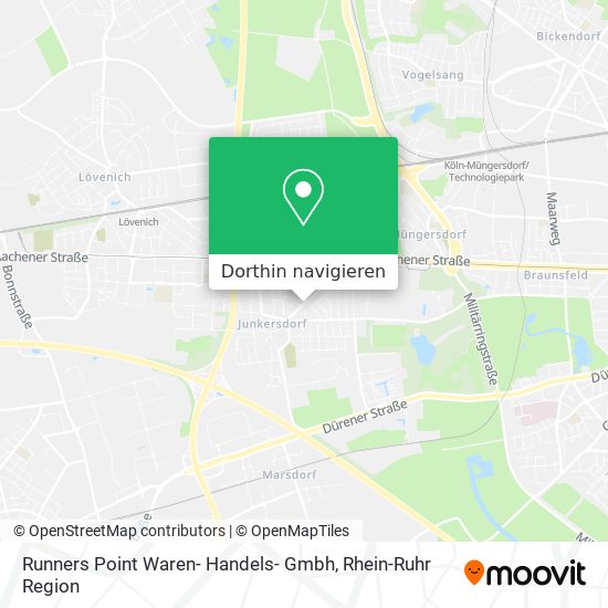 Runners Point Waren- Handels- Gmbh Karte