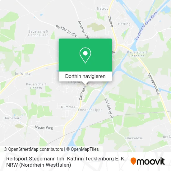 Reitsport Stegemann Inh. Kathrin Tecklenborg E. K. Karte