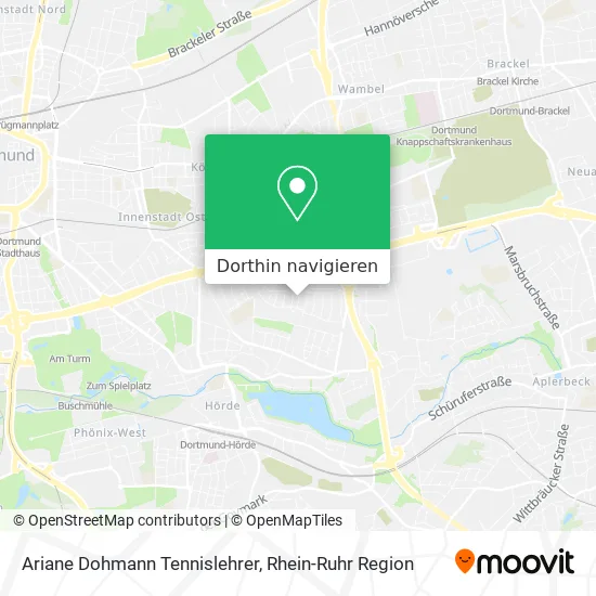 Ariane Dohmann Tennislehrer Karte