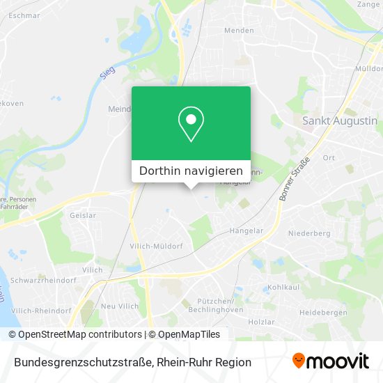 Bundesgrenzschutzstraße Karte