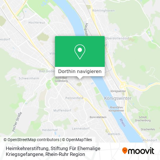 Heimkehrerstiftung, Stiftung Für Ehemalige Kriegsgefangene Karte
