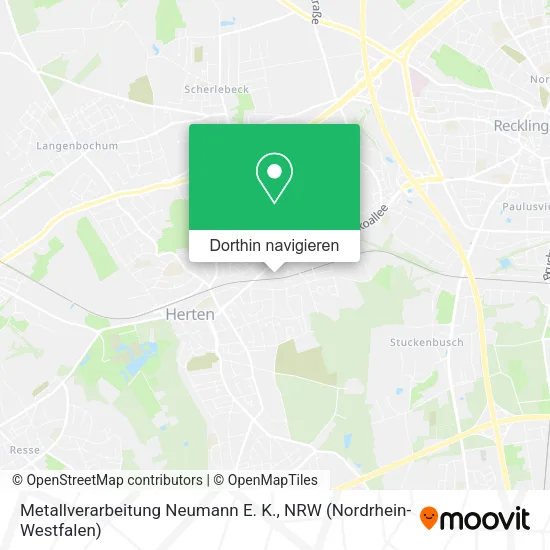 Metallverarbeitung Neumann E. K. Karte