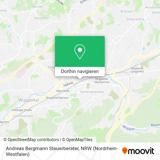 Andreas Bergmann Steuerberater Karte