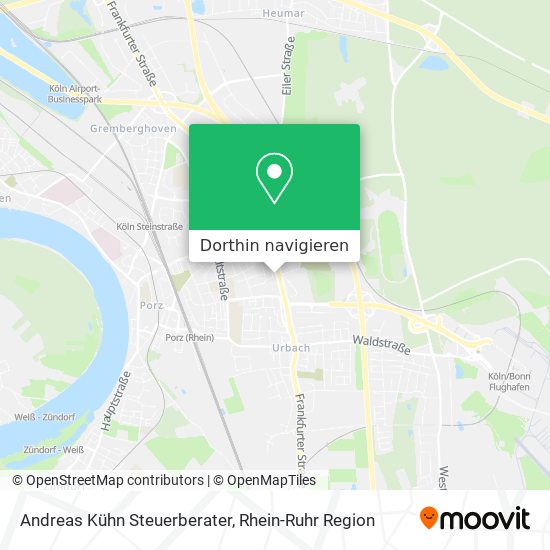Andreas Kühn Steuerberater Karte