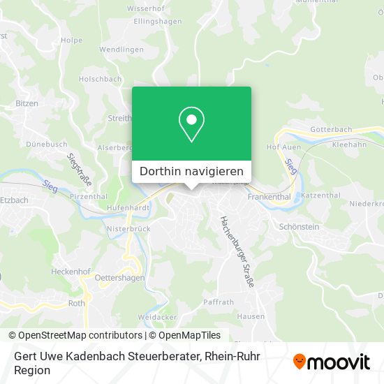 Gert Uwe Kadenbach Steuerberater Karte