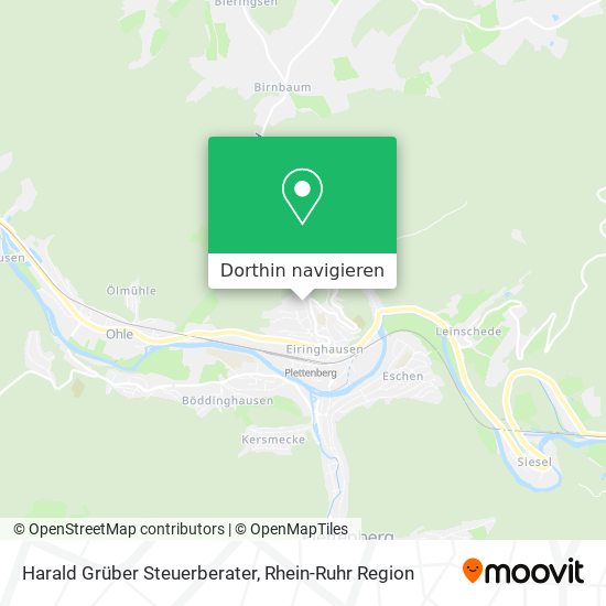 Harald Grüber Steuerberater Karte