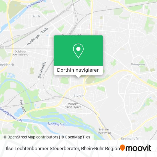 Ilse Lechtenböhmer Steuerberater Karte