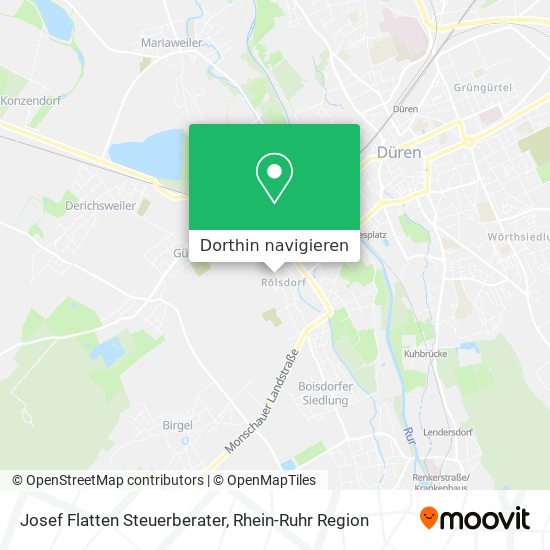 Josef Flatten Steuerberater Karte