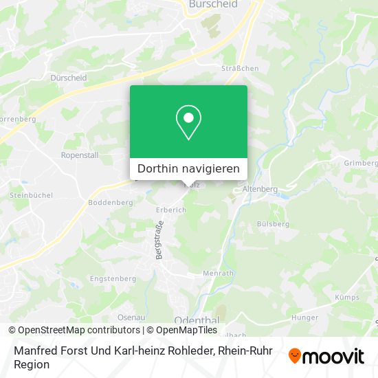 Manfred Forst Und Karl-heinz Rohleder Karte