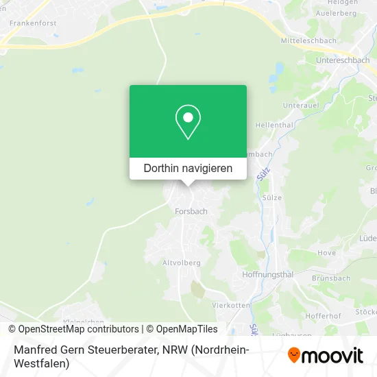 Manfred Gern Steuerberater Karte